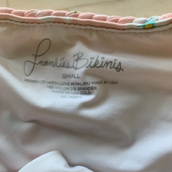 Frankie’s bikinis pink floral bottoms - Picture 3 of 4